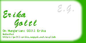 erika goltl business card